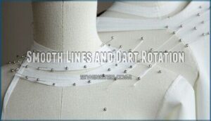 smooth lines and dart rotation