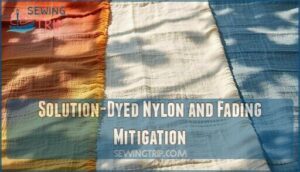 solution-dyed nylon and fading mitigation