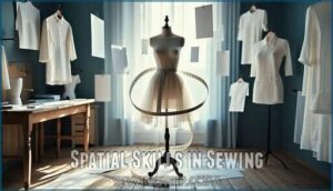 spatial skills in sewing