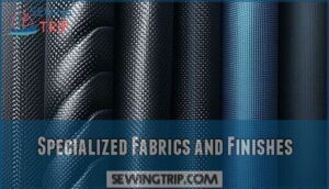 specialized fabrics and finishes