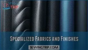 specialized fabrics and finishes