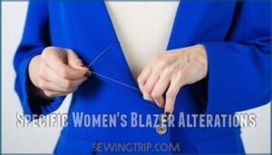 specific women's blazer alterations