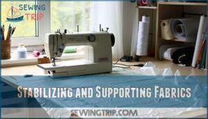 stabilizing and supporting fabrics