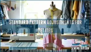 standard pattern adjustments for petites