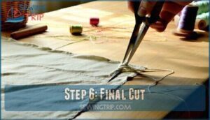 step 6: final cut