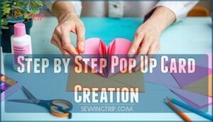 step by step pop up card creation