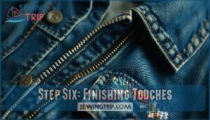 step six: finishing touches