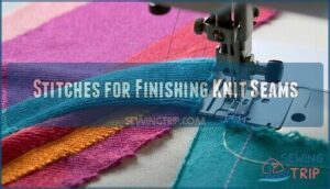 stitches for finishing knit seams
