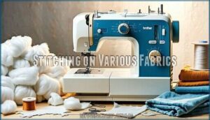 stitching on various fabrics