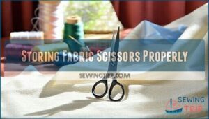 storing fabric scissors properly
