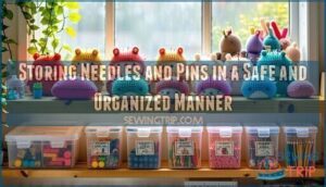 storing needles and pins in a safe and organized manner