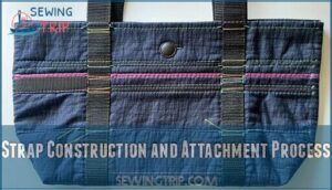 strap construction and attachment process