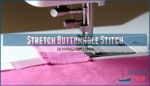 stretch buttonhole stitch