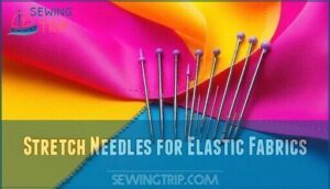 stretch needles for elastic fabrics