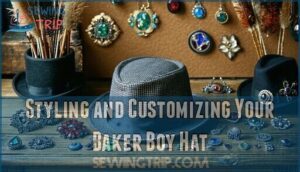 styling and customizing your baker boy hat