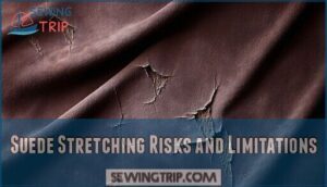 suede stretching risks and limitations
