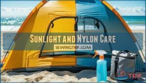 sunlight and nylon care