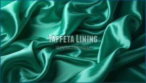 taffeta lining