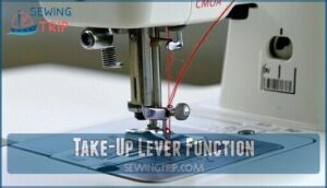 take-up lever function