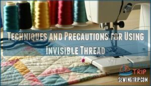 techniques and precautions for using invisible thread