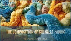the composition of chenille fabric