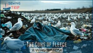 the cons of fleece