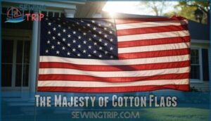 the majesty of cotton flags