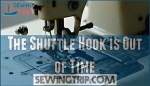 the shuttle hook is out of time