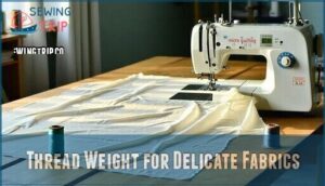 thread weight for delicate fabrics