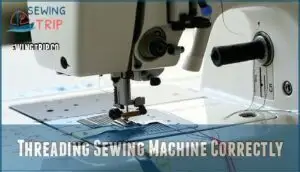 threading sewing machine correctly