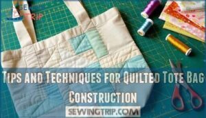 tips and techniques for quilted tote bag construction