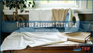 tips for pressing cloth use