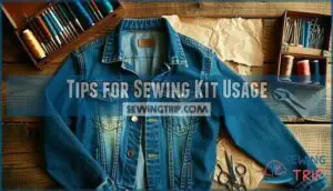 tips for sewing kit usage