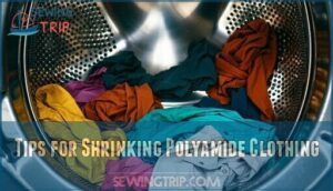 tips for shrinking polyamide clothing