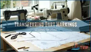 transferring dart markings