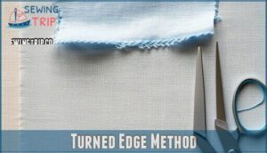 turned edge method