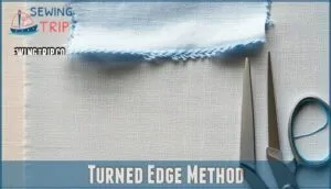 turned edge method