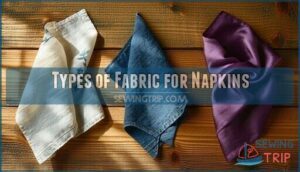 types of fabric for napkins