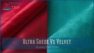 ultra suede vs velvet