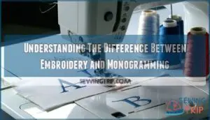 understanding the difference between embroidery and monogramming