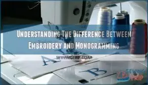 understanding the difference between embroidery and monogramming