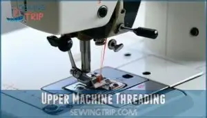 upper machine threading