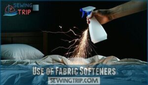 use of fabric softeners