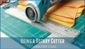 using a rotary cutter
