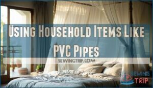 using household items like pvc pipes