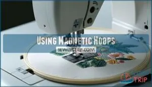 using magnetic hoops