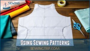 using sewing patterns