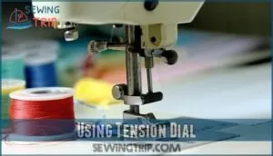 using tension dial