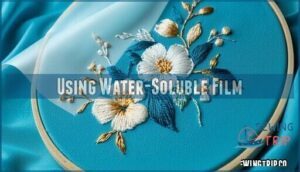 using water-soluble film