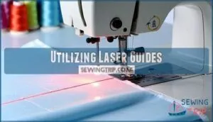 utilizing laser guides